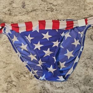 Red White and Blue Venus Bikini Top